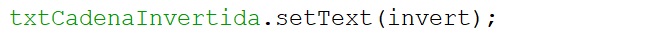 Mostrar valor en JTextField Java, método setText