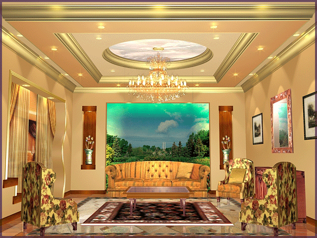 تصاميم اسقف معلقه جبسيه خفيفه للصالات لاصحاب الذوق الرفيع
