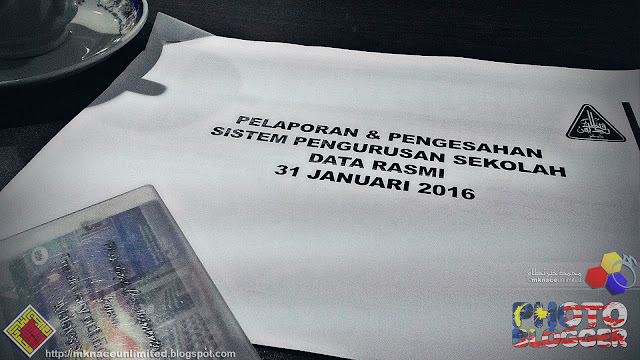 Pelaporan & Pengesahan Data Rasmi 31 Januari 2016 SPS JPN Johor