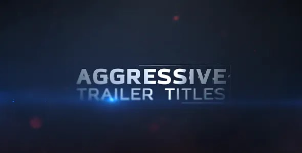 Videohive - Aggressive Trailer Titles - 17207707