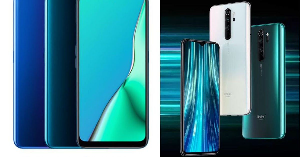 compare oppo a9 2020 and redmi note 8 pro