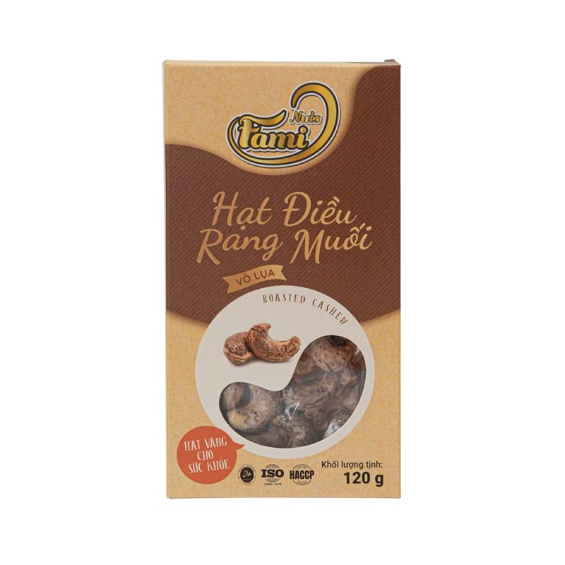 Hạt Điều Rang Muối Faminuts Hộp Giấy 120g