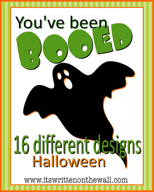 It's Written on the Wall {16 Versions} You've Been BOOed! Fun Treats