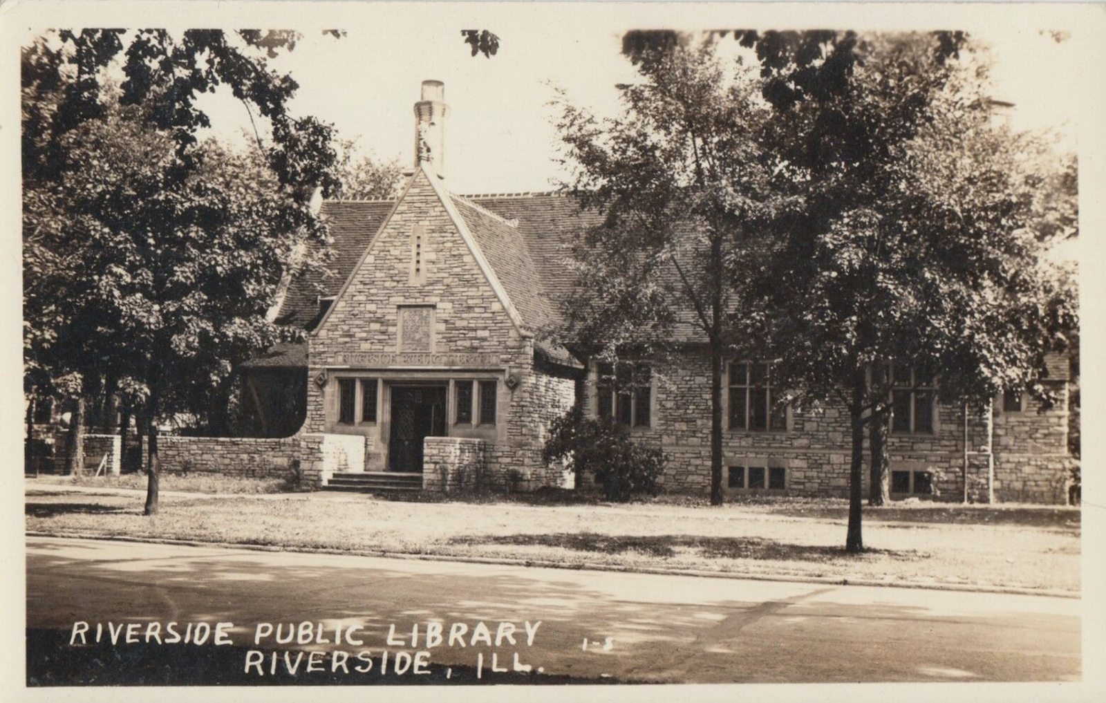 Then & Now Riverside, Illinois' Public Library