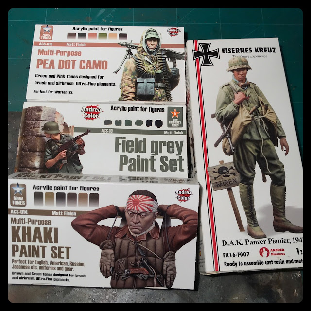 Review Andrea Miniatures Acrylic Paint Range Review Michigan Toy Soldier Blog Planetfigure Miniatures