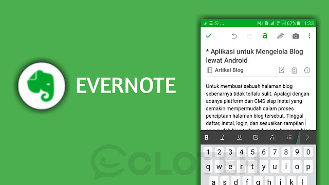 Aplikasi Mengetik Artikel terbaik di android