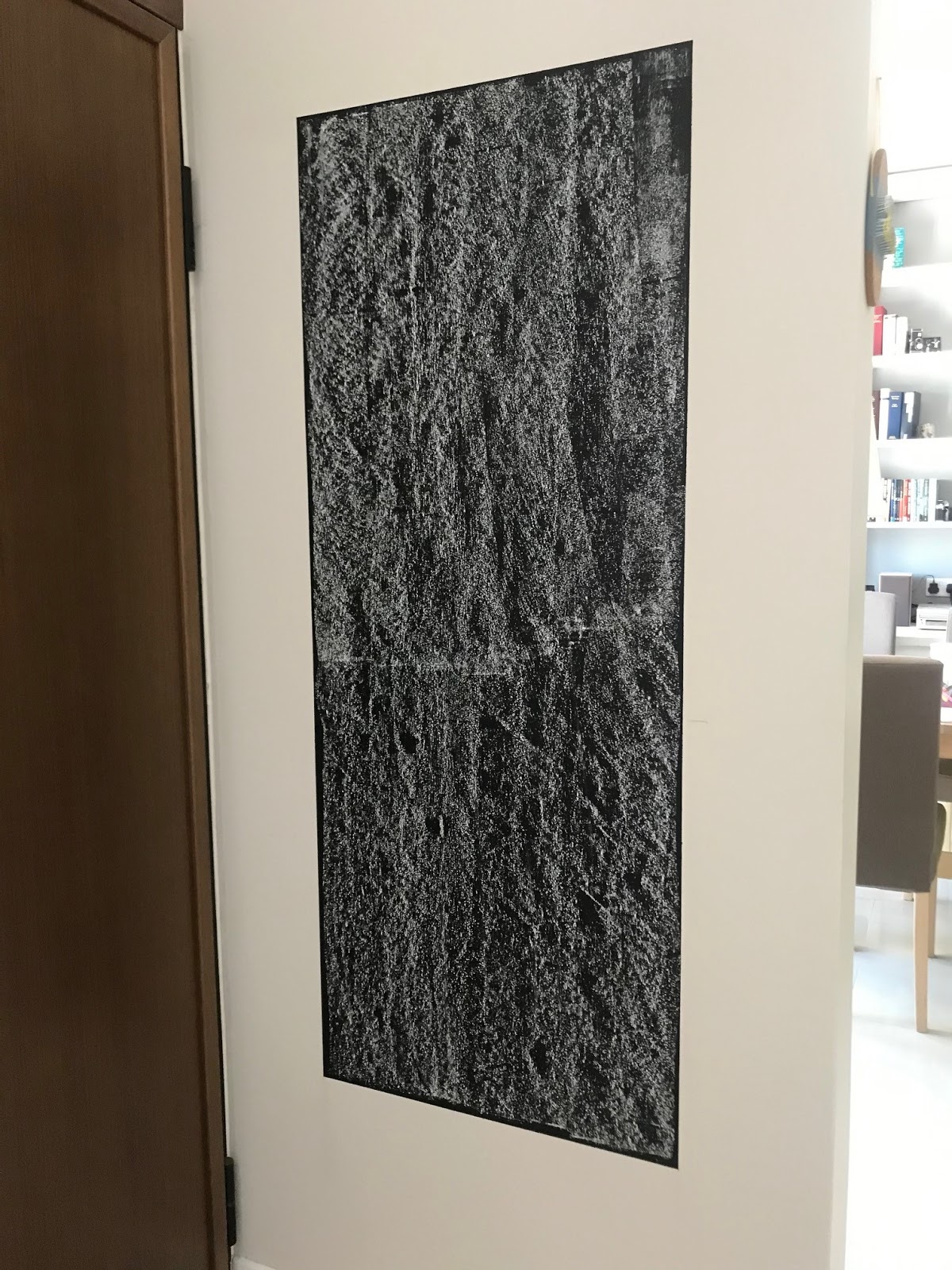 HOW TO MAKE A CHALKBOARD WALL