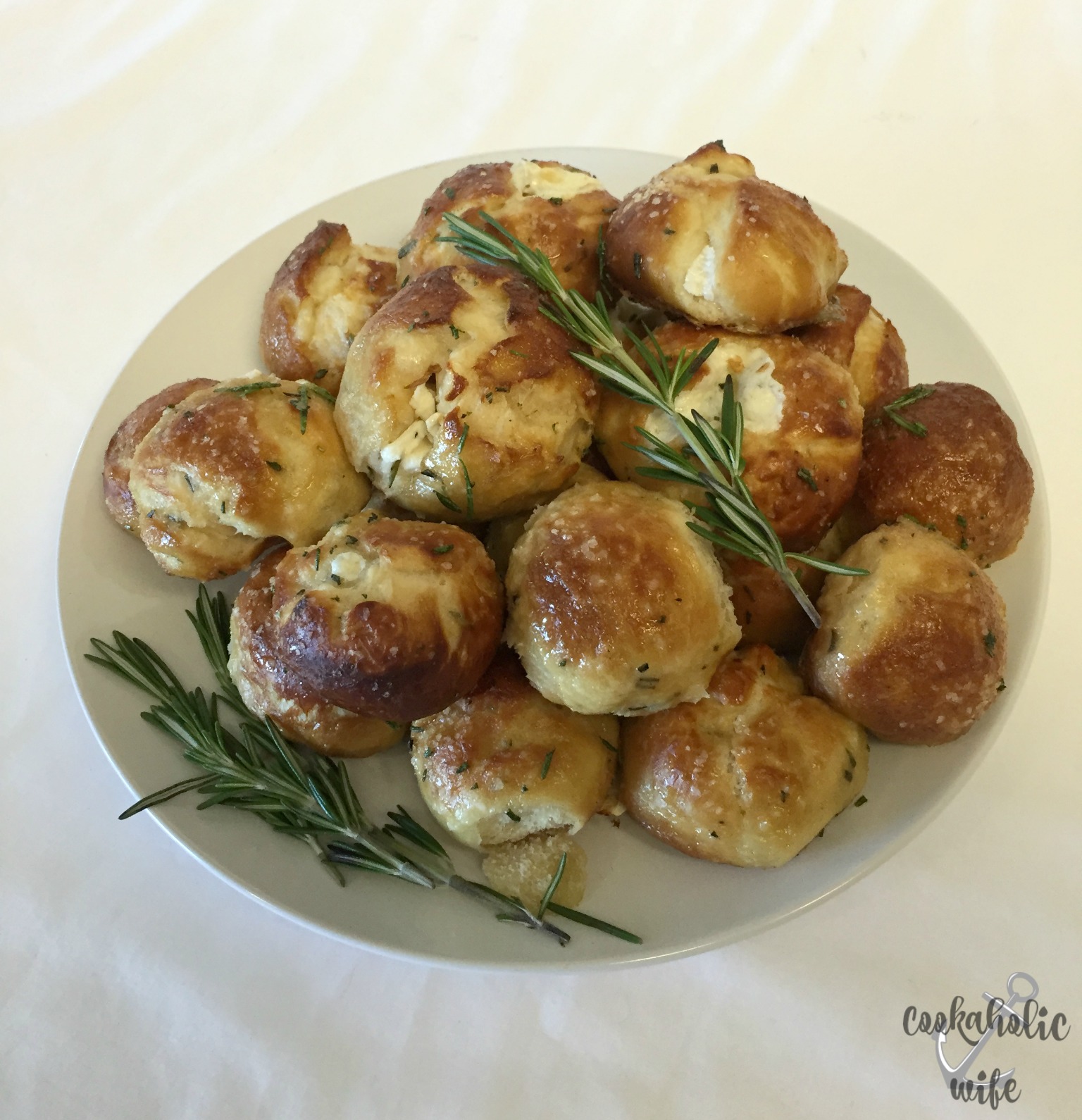 Improv Cooking Challenge Garlic Rosemary Pretzel Bombs Cookaholic Wife