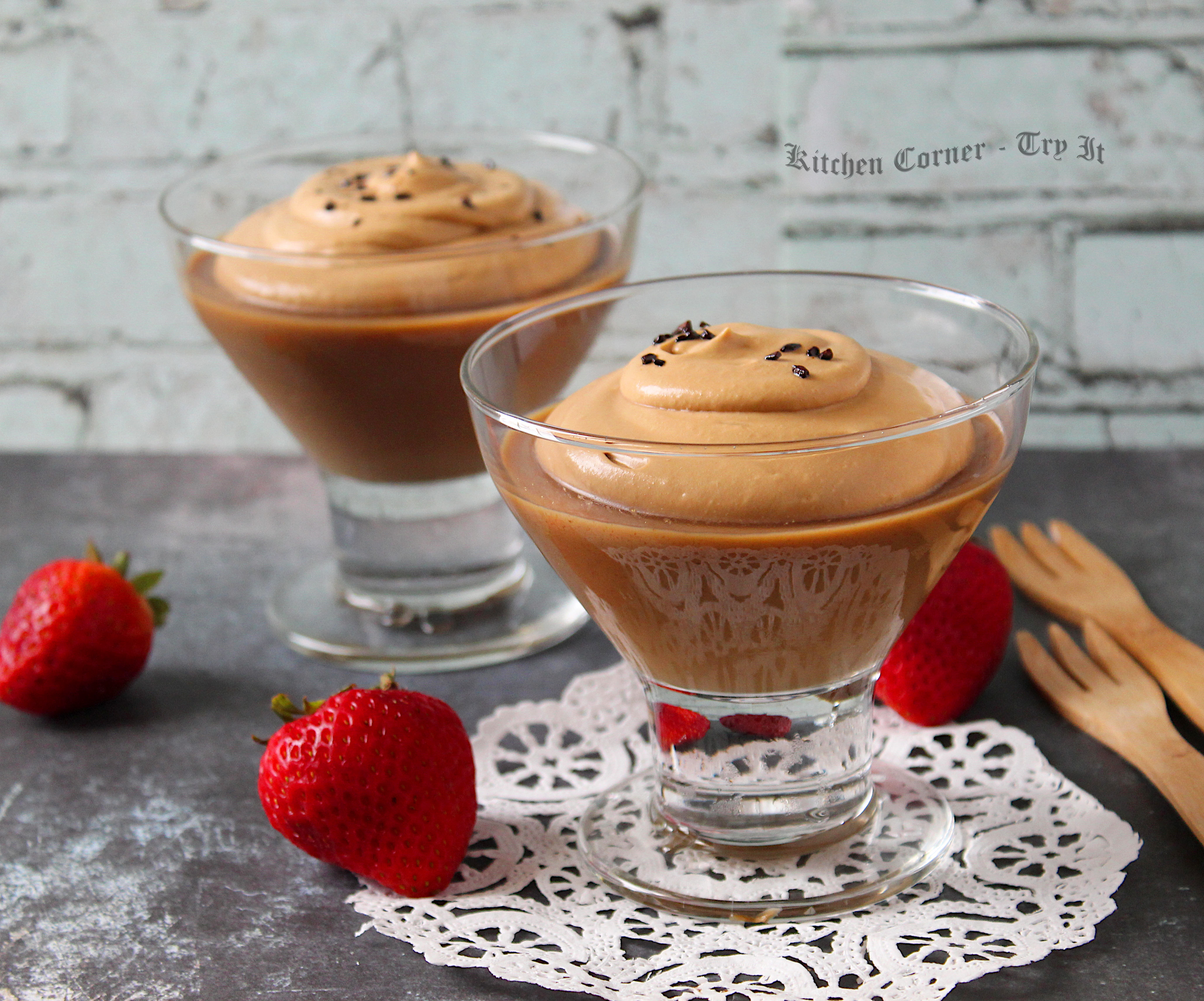 Easy Coffee Pudding With Whipped Dolgona Coffee