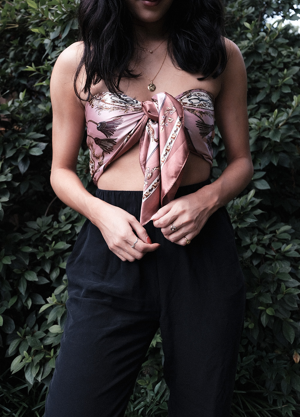 How To Style A Scarf As A Top Simply Nancy