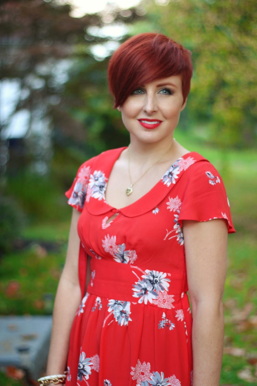 Thrift and Shout Cute Outfit of the Day Can Redheads Wear Red?
