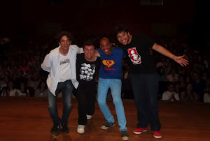 Com João Valio, Diego Castro e Adal Silvestre