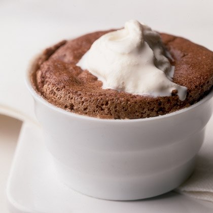Chocolate Souffle With Vanilla Sauce Recipe
