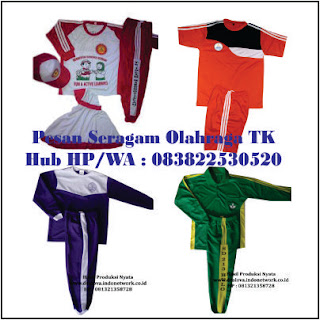 kaos olahraga anak TK/PAUD