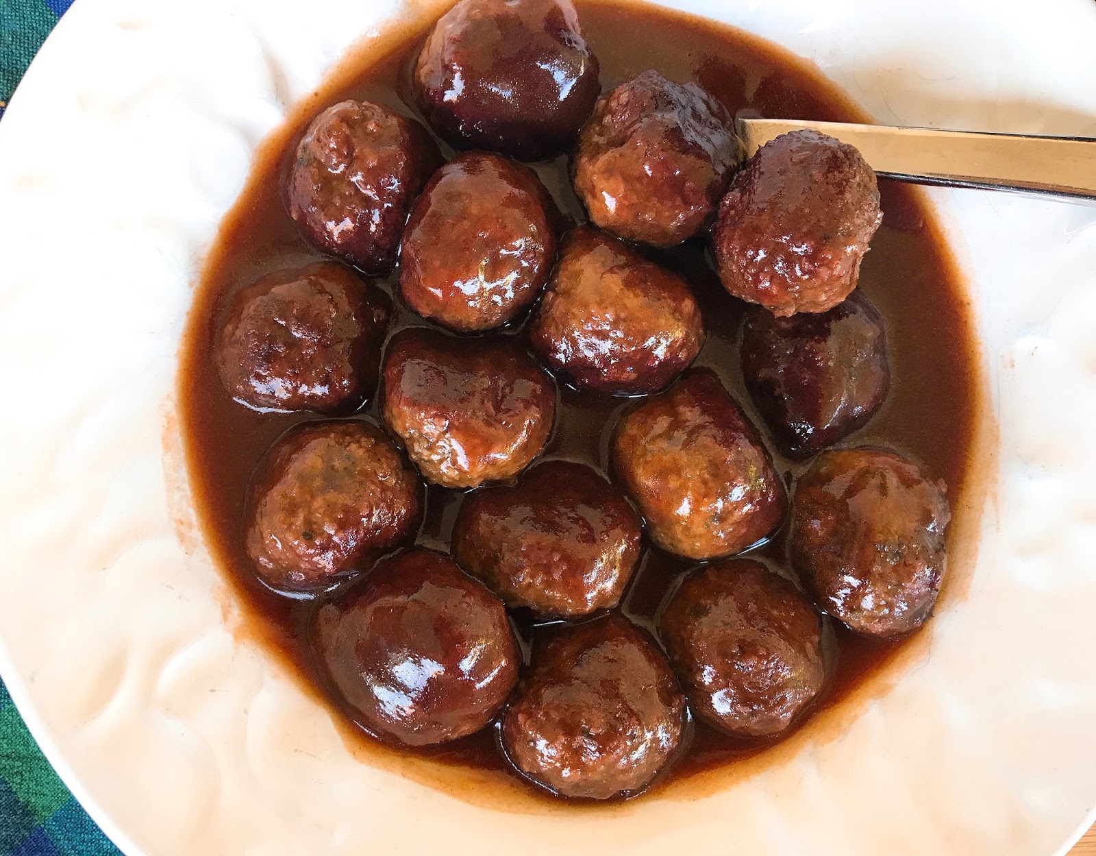 Savory Meatballs in Red Wine Gravy