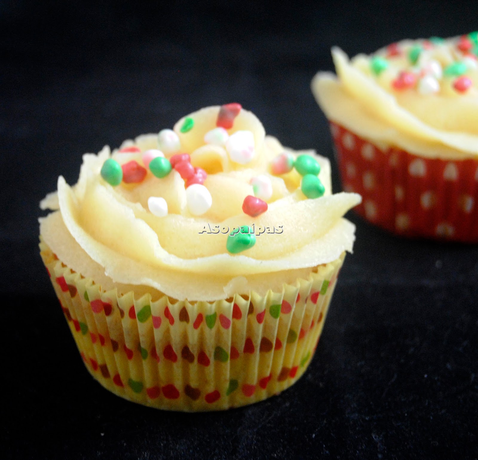 Cupcakes de Vainilla. Receta Asopaipas. Recetas de Cocina Casera