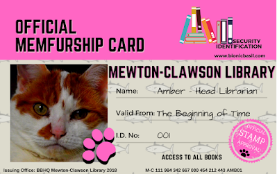 Amber Library card  ©BionicBasil® Pink