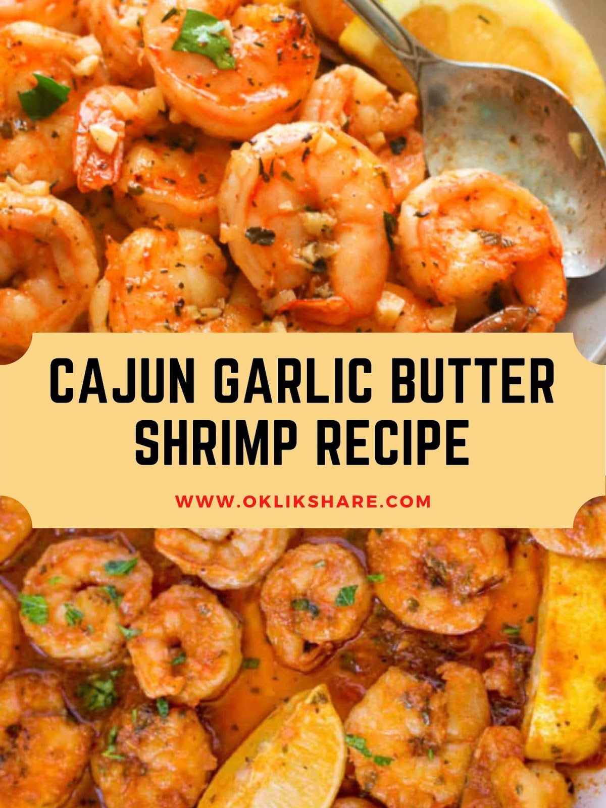 CAJUN GARLIC BUTTER SHRIMP RECIPE