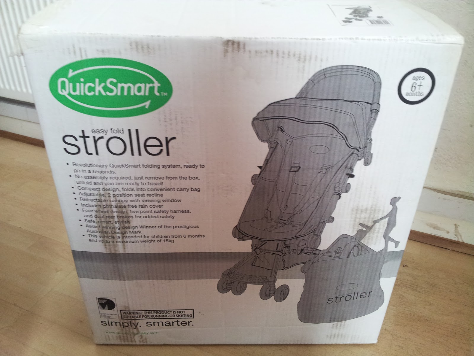The QuickSmart Easy Fold Stroller - Mum of 3 Diaries