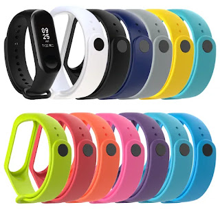 Bracelete Silicone para Xiaomi MI band 3 e 4 Bracelete Silicone para Xiaomi