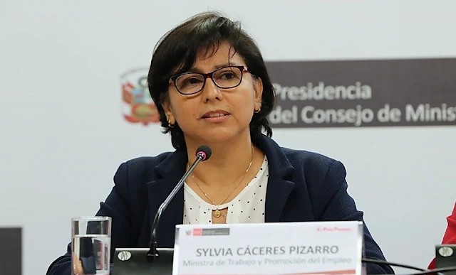Titular del MTPE, Sylvia Cáceres Pizarro