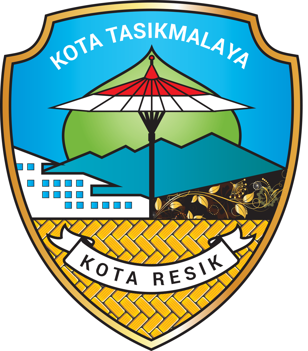  Lambang  Kota Tasikmalaya Jawa  Barat  237 Design