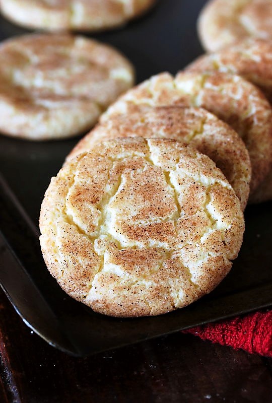 Easy Cake Mix Snickerdoodles The Kitchen Is My Playground