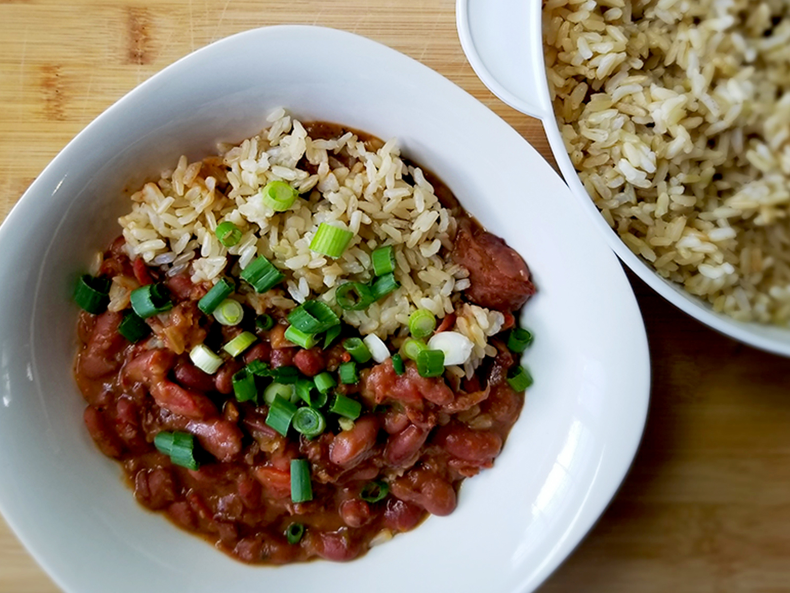 Vegan red beans and rice from a Louisiana native (Instant Pot or Stovetop)