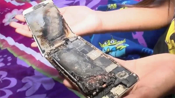 11-year old girl’s iPhone 6 explodes; sparks in her hand, News, Business, Smart Phone, Burnt, Threatened, Video, Girl, World