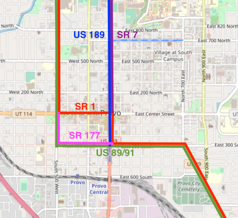 Utah Highways Provo Canyon