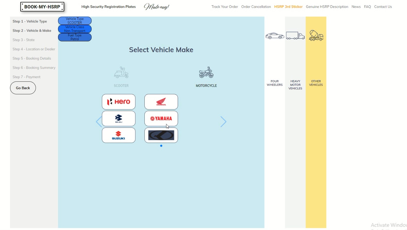 Motorcycle Number Plate Booking informacionpublica.svet.gob.gt