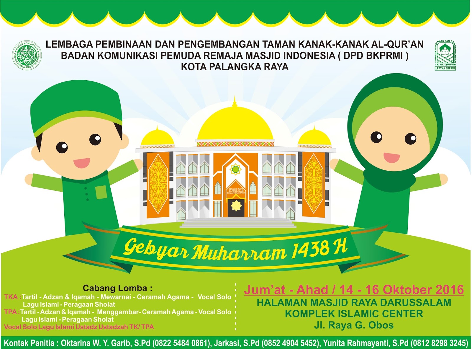 Lomba Gebyar Muharram 1438 H ~ DPD BKPRMI Palangka Raya