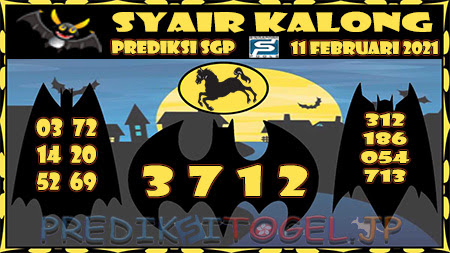 Prediksi Kalong SGP Kamis 11 Februari 2021