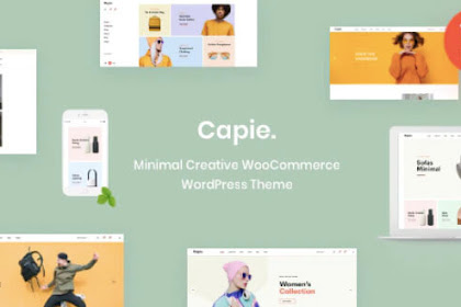 Capie v1.0.9 – Minimal Creative WooCommerce WordPress Theme