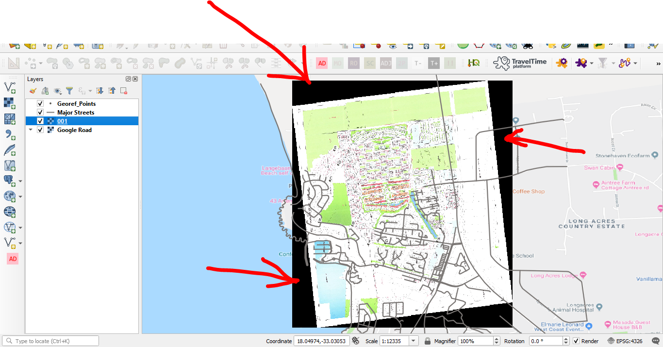 Easy tutorial to QGIS remove black background raster For your GIS projects