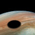 Io casts its shadow on Jupiter