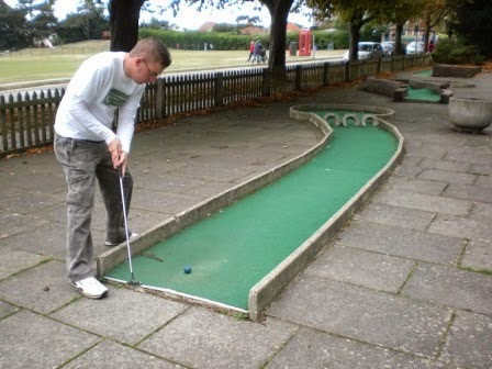 Crazy Golf at Poole Park in Dorset