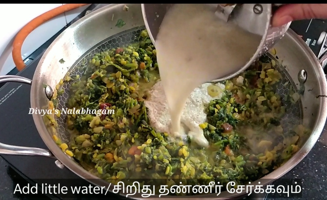 Keerai Kootu Arai Keerai Kootu Amaranth Moong Dal Gravy Divya's