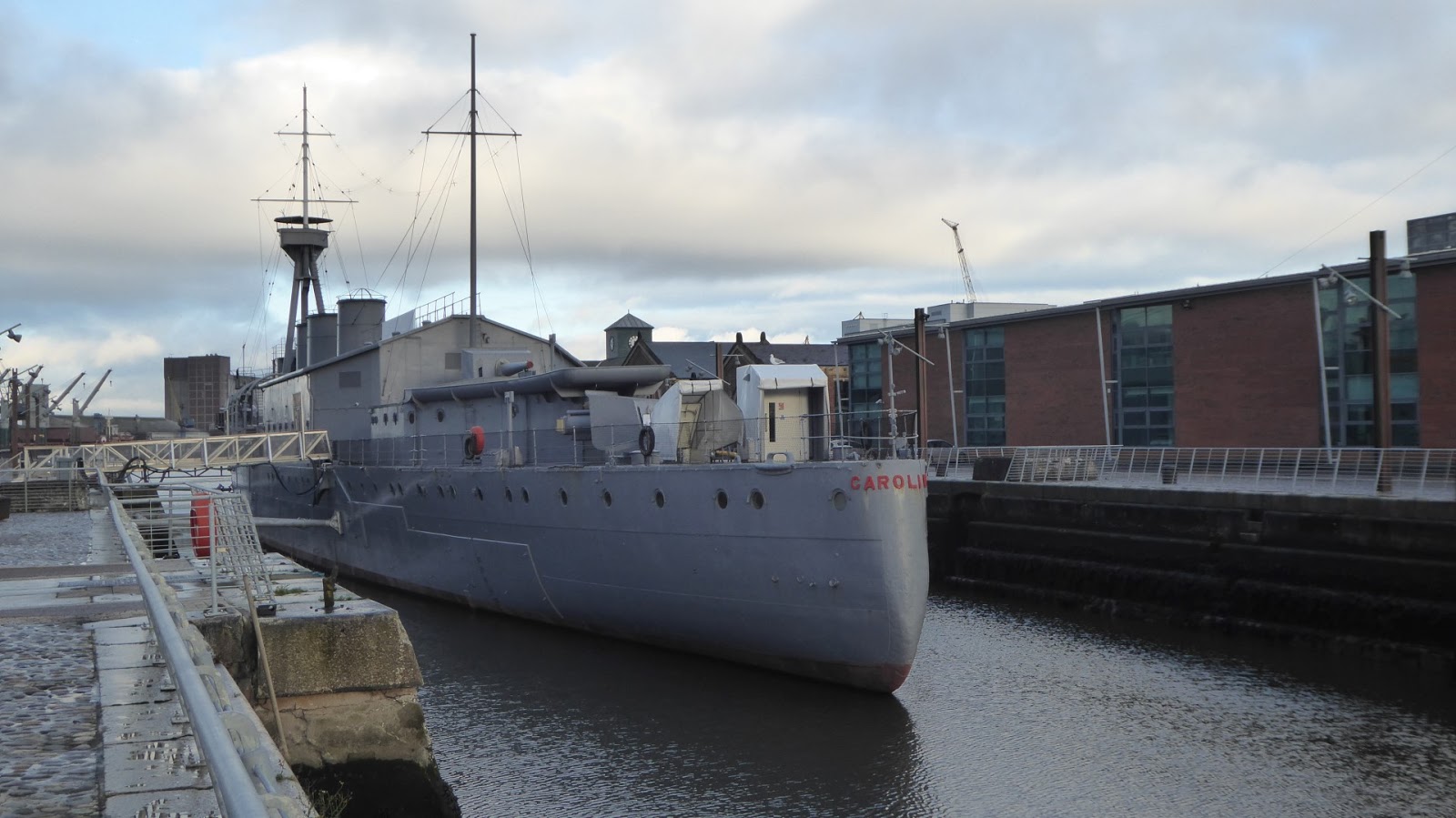 Toy soldiers and real battles HMS Caroline (1914) in Alexandra Dock