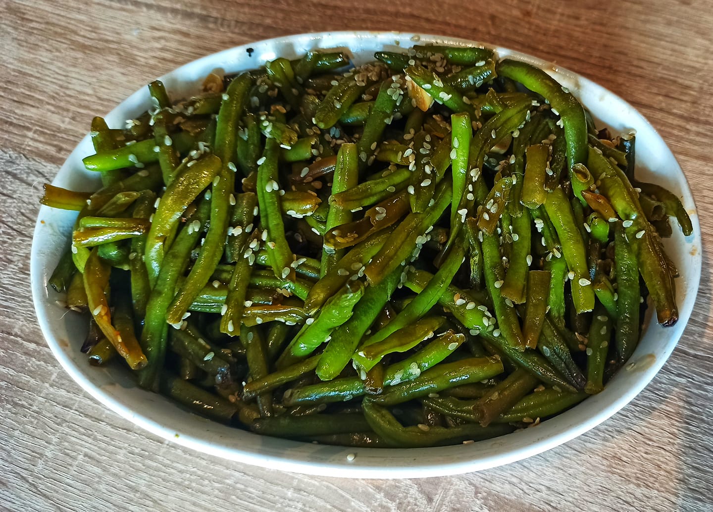 Sweet and Sticky Garlicky Green Beans Recipe Gluten Free, Paleo