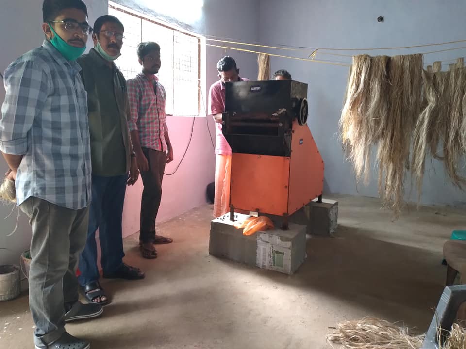 Eco Green Unit Banana fibre Extraction Unit Kanyakumarai
