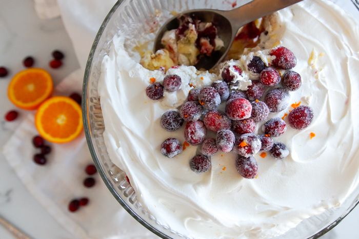 Cranberry Orange Trifle