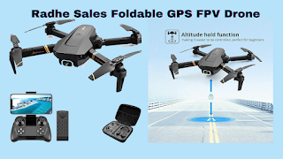 Radhe Sales Foldable GPS FPV Drone