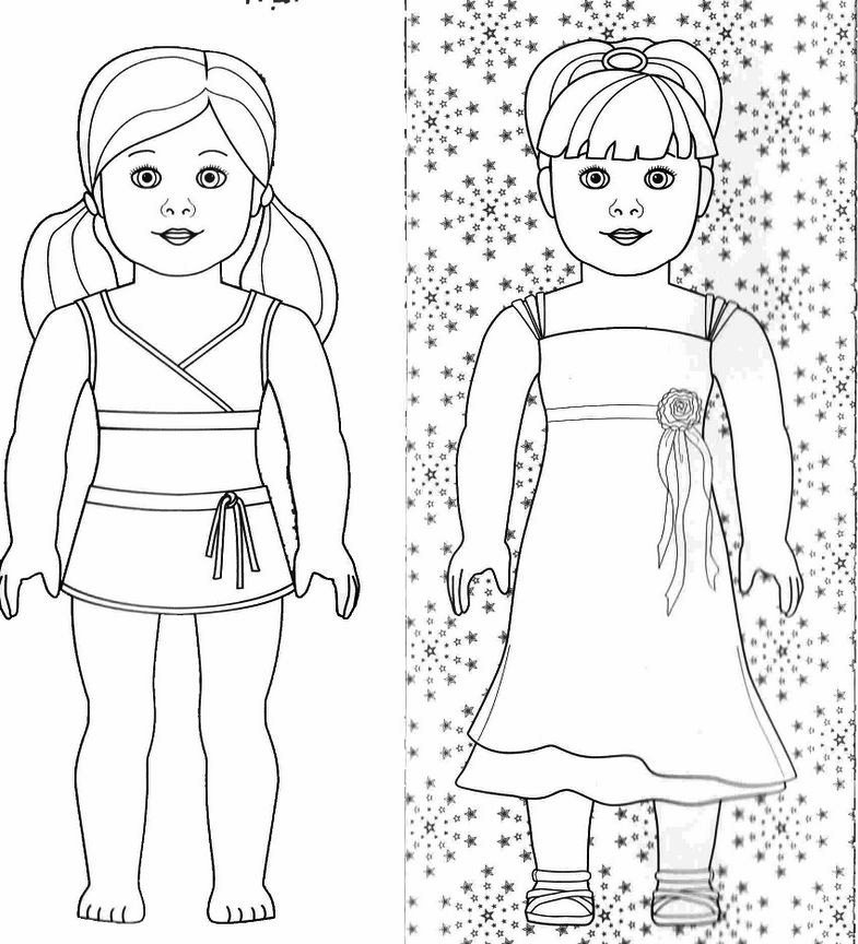 j american girl coloring pages - photo #2