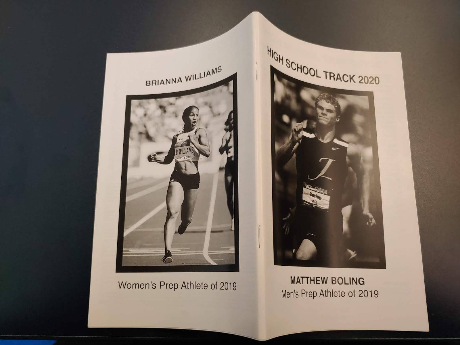 Cross Country Express Jack Shepard's HS AllTime Track and Field booklet