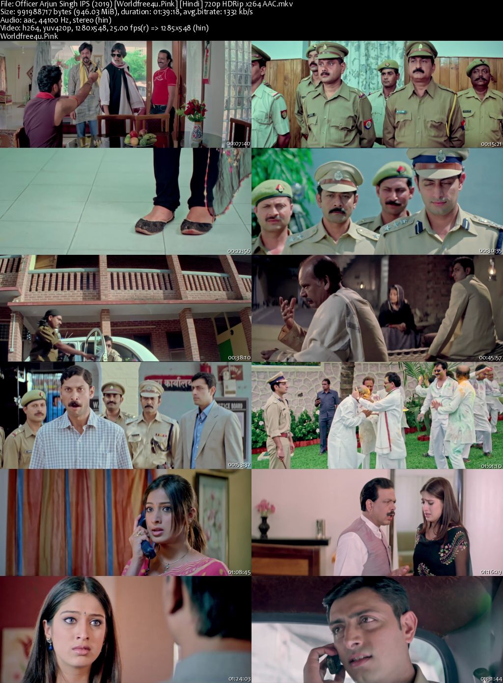 Officer Arjun Singh IPS 2019 Hindi Movie Download || HDRip 720p
