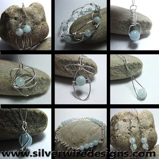  aquamarine blue gemstone jewellery