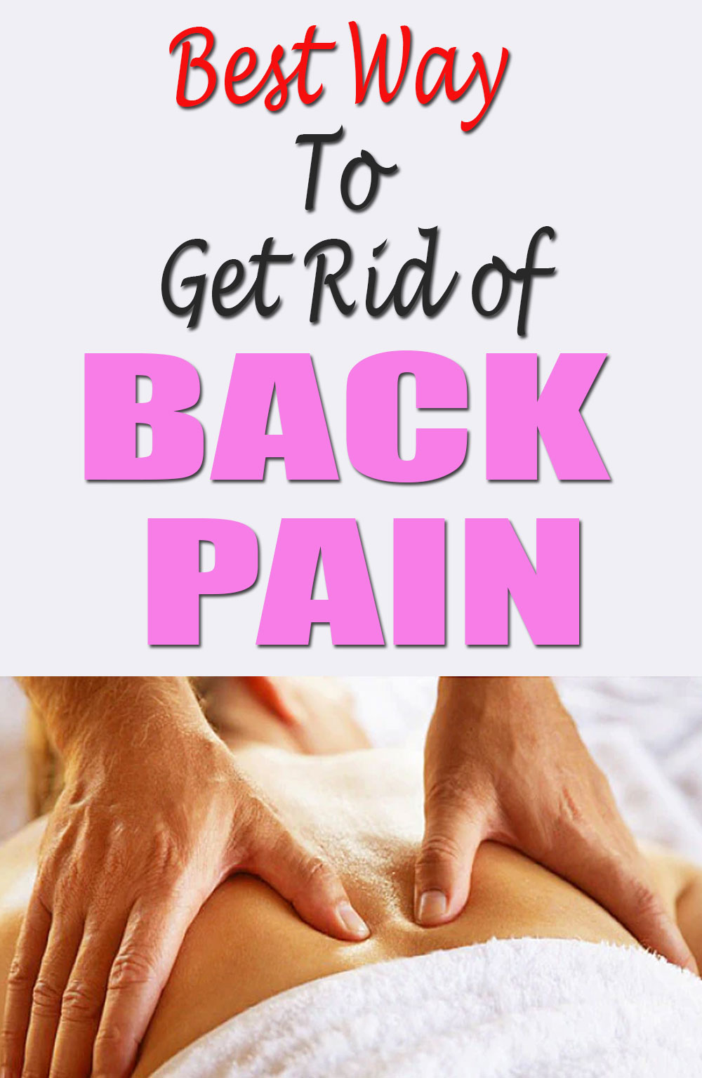 home remedy for back pain