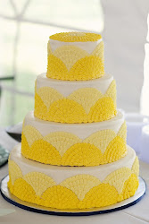 cake yellow cakes stylemepretty via