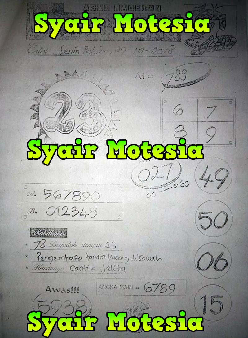 Forum Kode Syair SGP Senin 29 Oktober 2018 GOsyair SEDIA KODE SYAIR